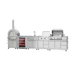 Modular Outdoor Kitchen, Pizza Oven & BBQ