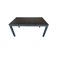 Dining Table Ext 160-210X90x76cm Aluminium