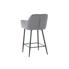 Dark Grey Barstool with Arms