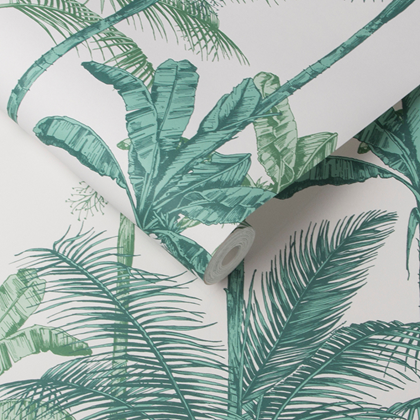 Jungle Luscious Green Wallpaper