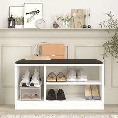 Shoe Rack Cabinet In White