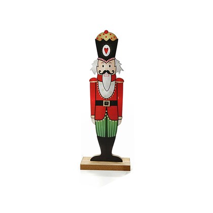 Soldier Nutcracker 30cm With Red Coat