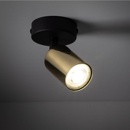 Spotlight Lamp 1 Light – Black & Gold
