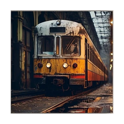 City Train Wall Art Print 500X18x500mm