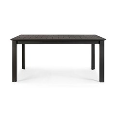 Dark Grey Extendable Table 160-240x100cm