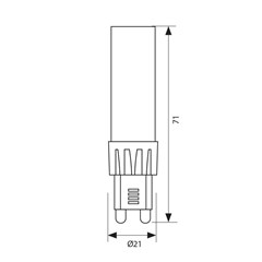 G9 Bulb 7W 3000K