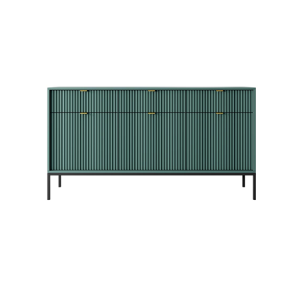 Sideboard 3 Doors 3 Drawers – Green