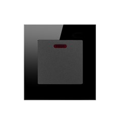 45 Amp Neon Insert Black Temp Glass