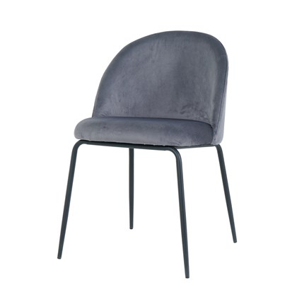 Dark Grey Cushion Dinning Chair