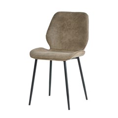Dining Chair Microfiber Brown