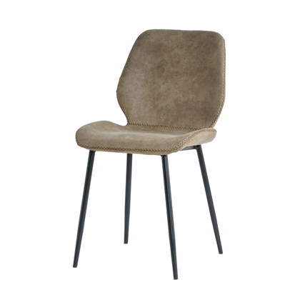 Dining Chair Microfiber Brown