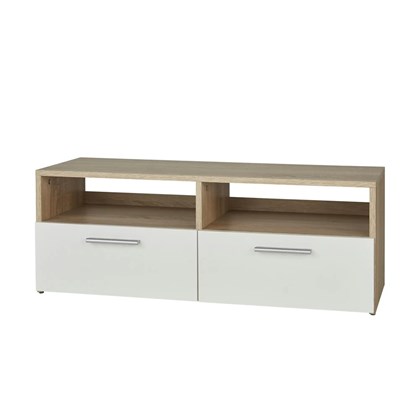 TV Unit  Sonoma Oak  White