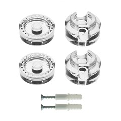 Wall Mounting Universal Fairlead for Fabric Cables Transparent x1