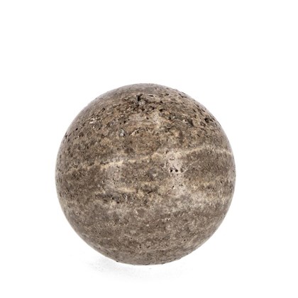Decorative Marble Tikara Sphere - Brown