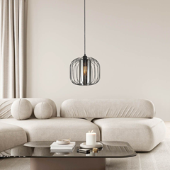Suspension Wire Pendant – Black