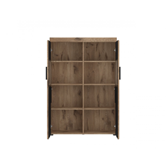 2 Doors Cabinet - Viking Oak/Grey Cosmos