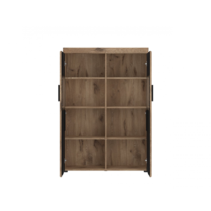 2 Doors Cabinet - Viking Oak/Grey Cosmos