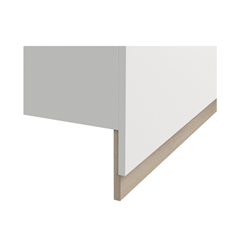 Bed 160x200 cm - Matt White/Kronberg Oak