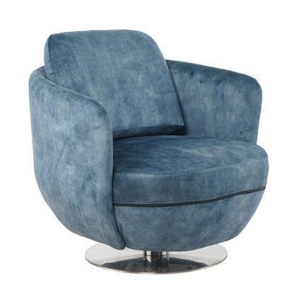 Lounge Chair Petrol Blue