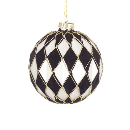 Monochrome Rhombus Ball 8cm