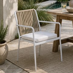 Outdoor Armchair - White