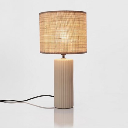 Ceramic  Beige Table Lamp H42