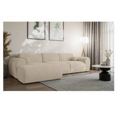 Sofa Corner LH Luxe - Beige