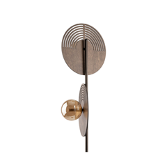Wood Floor Lamp – Oak & White