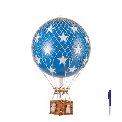 Vintage Balloon Model Royal Aero - Blue With Stars