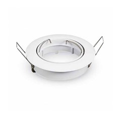 Downlighter GU10 White Housing Fitting