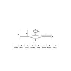 LED Ceiling Fan L - White