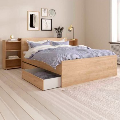Naia Bed 160X200 - Jackson Hickory