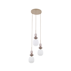 Zen Sabia Botti Pendant Lamp – White & Sabia