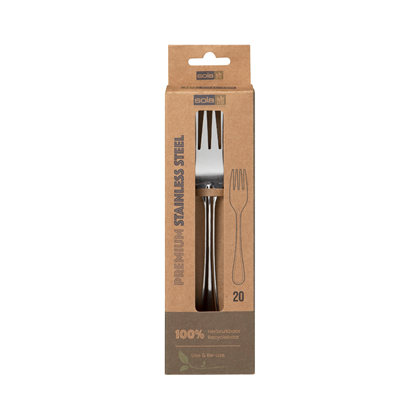 Eco Cutlery Set of Forks 20 pcs