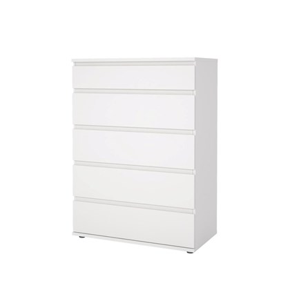 Nova Chest 5 Drawers White