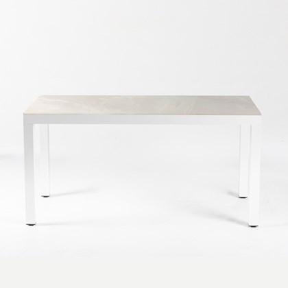 Table Mikonos White Varese Onice 180x90cm