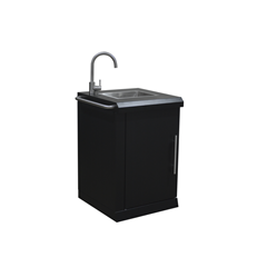 Outdoor Kitchen Black Power Coated