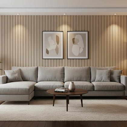 Acoustic Panel White Oak 600x2800mm