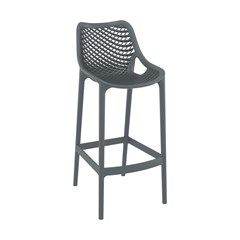 75cm Bar Stool in Dark Grey