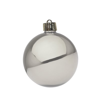 Bauble Unbreakable Silver - d15cm