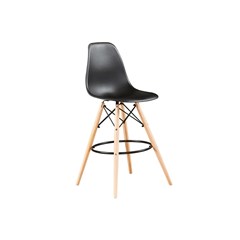 Bar Chair PP Wood - Black