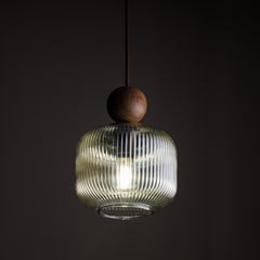 Ballo Orzech Hanging Lamp – Cognac & Brown