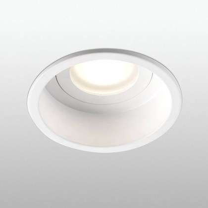 Hyde White Round Recessed 1 x GU10 IP44