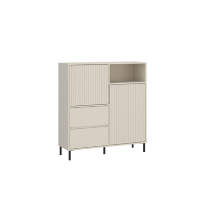 Sideboard Laminated 2 Doors - 2 Drawers - Cashmere