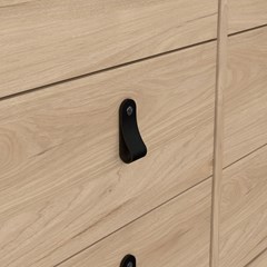 Madrid Double Dresser 4 x 4 Drawers Oak