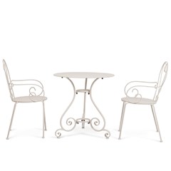 Garden Round Table - Light Grey