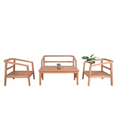 Sofa Set of 4 with Cushions