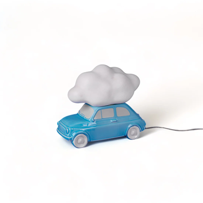 Table Lamp-Cloud Top On Blue Car