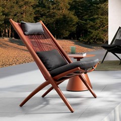 Outdoor Lounge Chair Aloha Terracotta