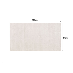 Soft Rug – Cream White 80x140cm